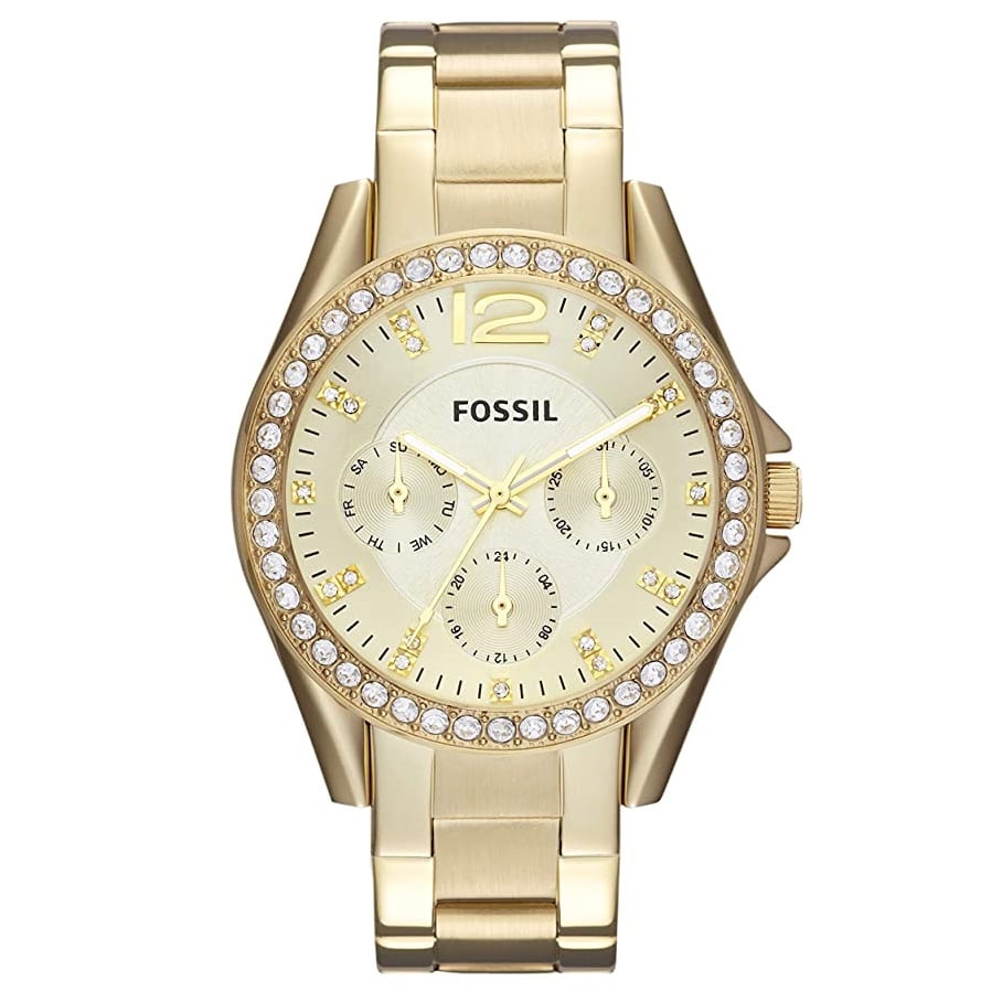 Fossil ES3203 Riley Gold reloj acero inoxidable dorado para dama - TIME El  Salvador