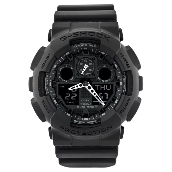 Casio G-SHOCK GA-100-1A1 Black reloj deportivo negro para caballero TIME  El Salvador