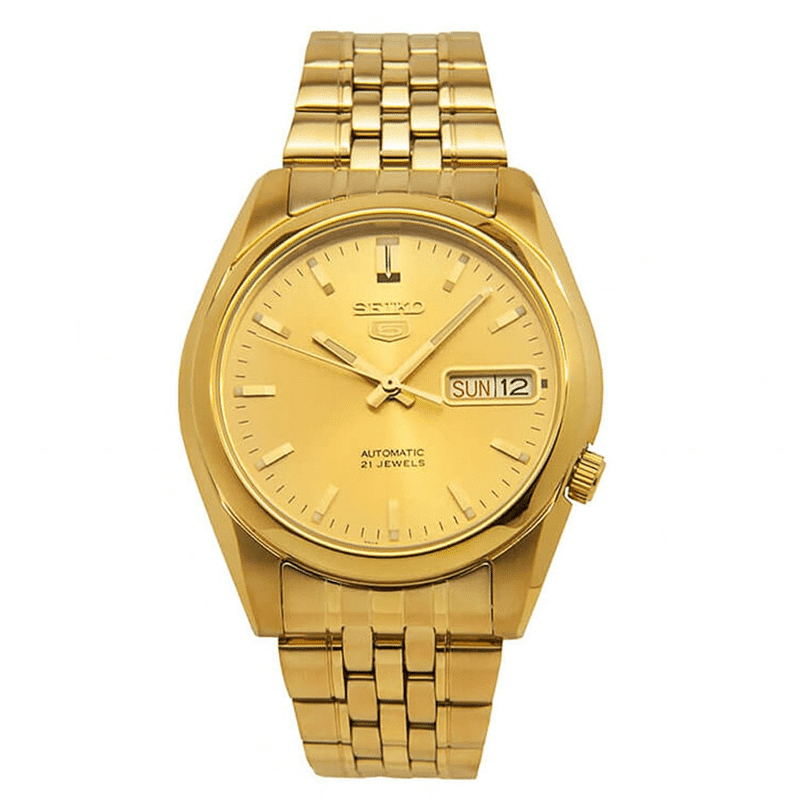 Seiko 5 SNK366K Gold reloj para caballero - TIME El Salvador