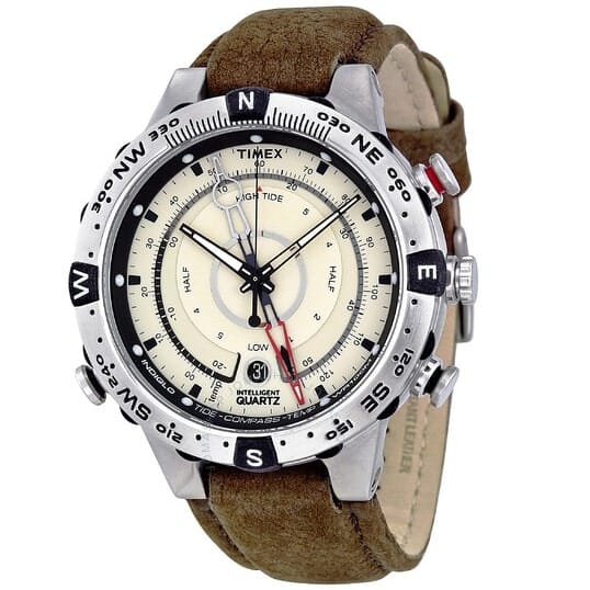 Timex Inteligent Compass T2N721 reloj de cuero con brújula