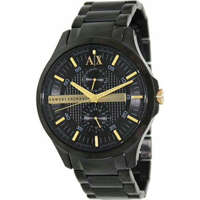 internacional cemento ensayo Armani Exchange AX2121 Black reloj negro acero inoxidable formal casual  para hombre - TIME El Salvador