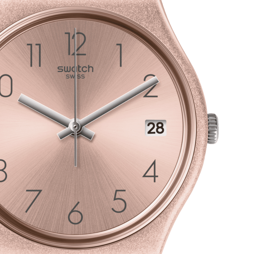 Swatch GP403 Rose Gold Sport Minimalist reloj poliuretano rosa casual para  dama - TIME El Salvador