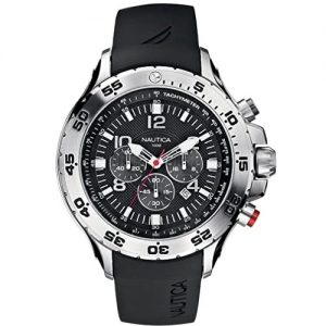 Nautica N14536 Sport Black reloj negro deportivo casual para hombre