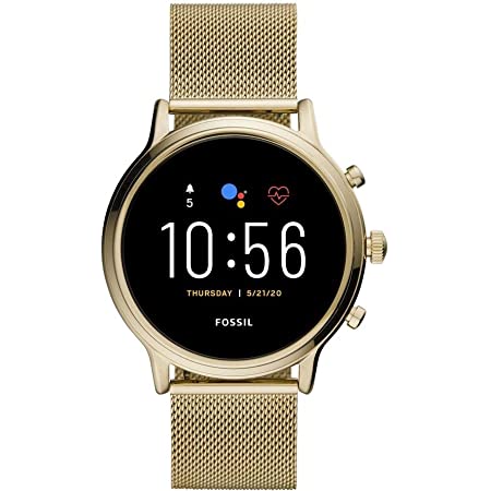 Fossil Q Julianna 5 FTW6064 reloj smartwatch de metal dorado para - TIME El Salvador