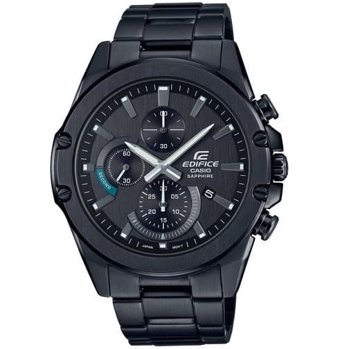 Autor vocal deletrear Casio Edifice EFR-S567DC-1A Black Sapphire reloj negro para hombre - TIME  El Salvador