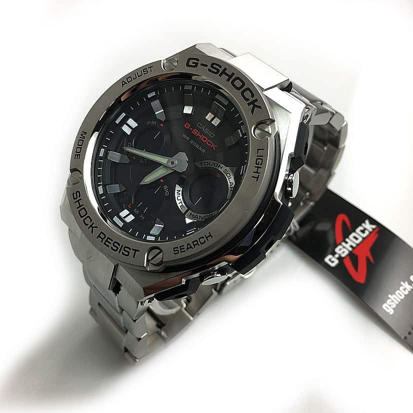 Reloj Casio G-Shock GST-W110D-1AER Energia Solar de Acero para Hombre