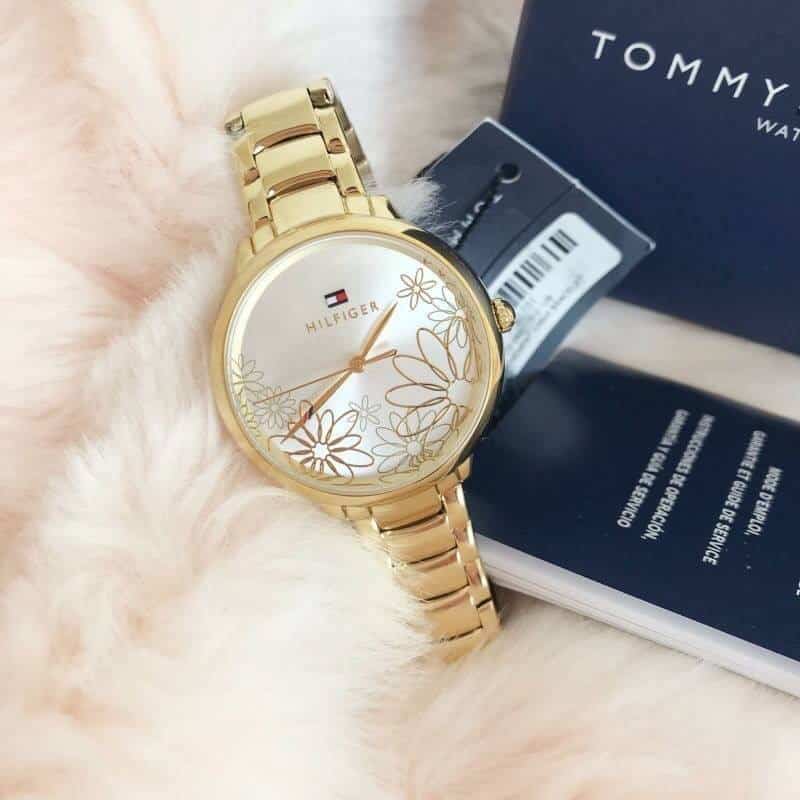 Tommy Hilfiger Gold Flowers 1781781 reloj dorado para dama - TIME El  Salvador