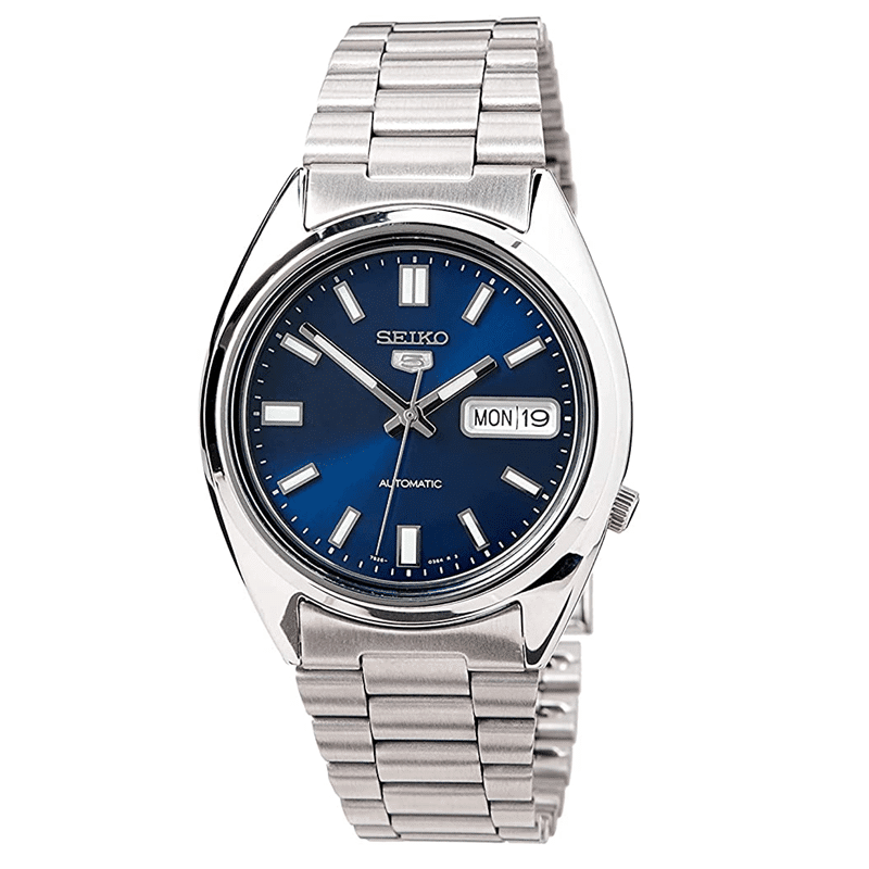 Seiko 5 SNXS77 Automatic 21 reloj azul para caballero - TIME El Salvador