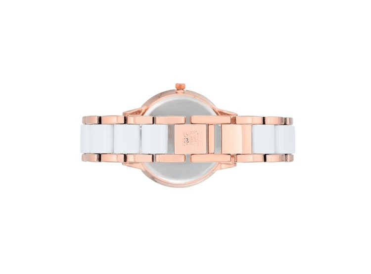  Anne Klein - Reloj de pulsera para mujer, talla única , blanco,  (Two Tone/White : Ropa, Zapatos y Joyería