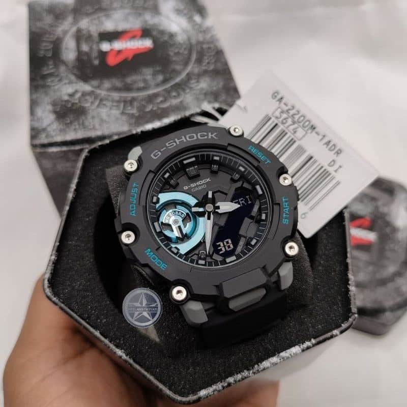 Casio G-SHOCK Carbon Core GA-2200M-1A Sport reloj negro con aqua