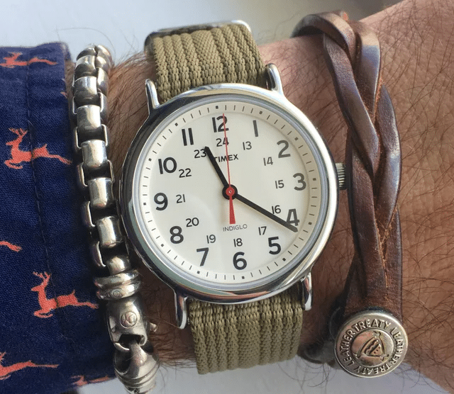 Reloj Timex Weekender 1.575 in para hombre