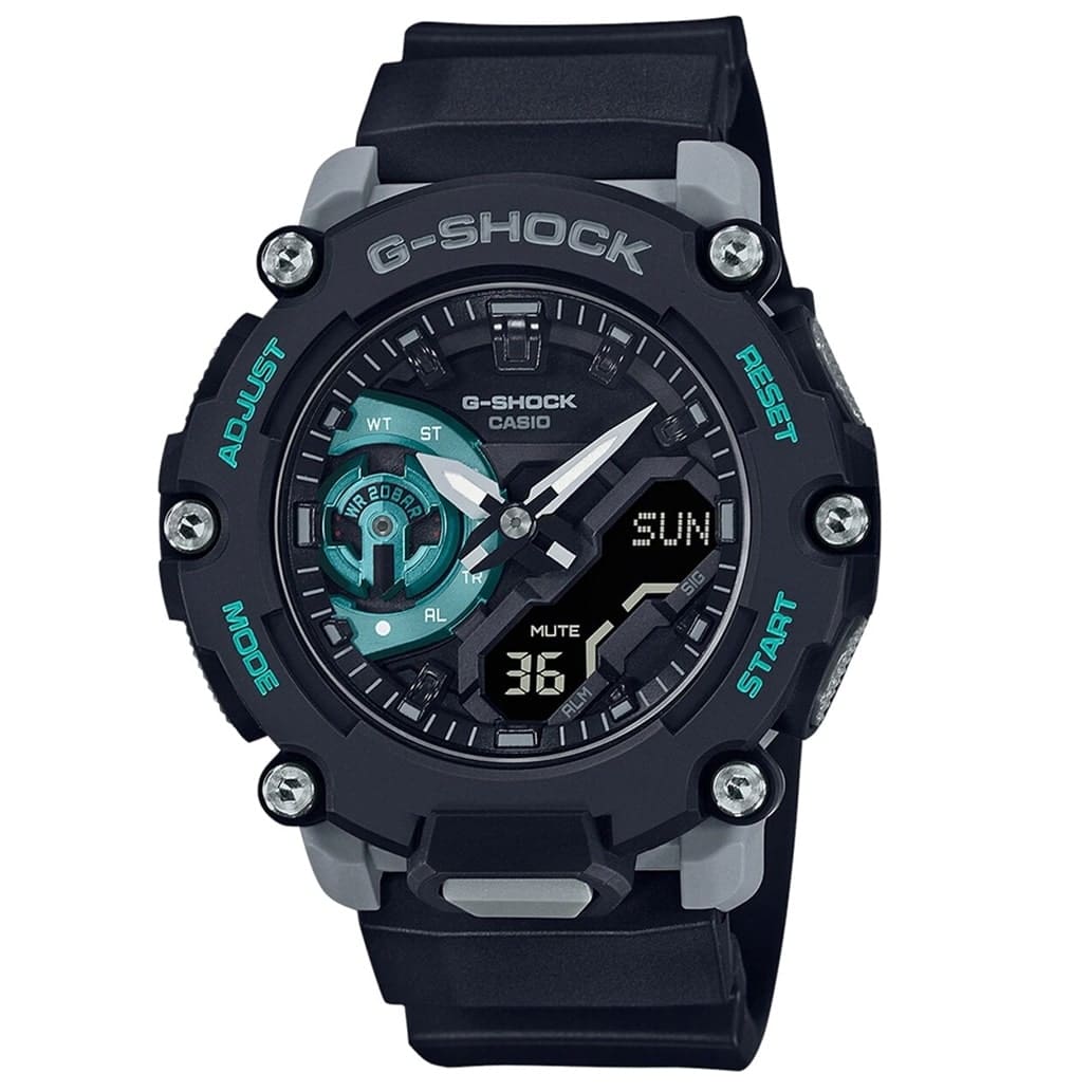 Reloj Casio G-Shock GA-500-1A Para Hombre Digital Analógico Luz de Fondo  Acuático Negro
