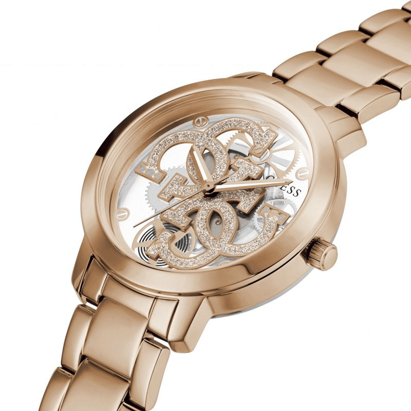 Guess Trend Clear GW0300L3 Rose Gold reloj casual para dama - TIME El  Salvador