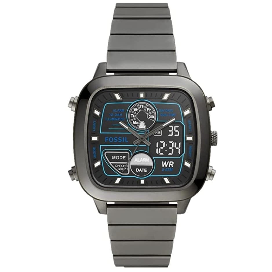 Fossil Evanston Multifunction Orange BQ2675 reloj deportivo dial gris para  hombre - TIME El Salvador