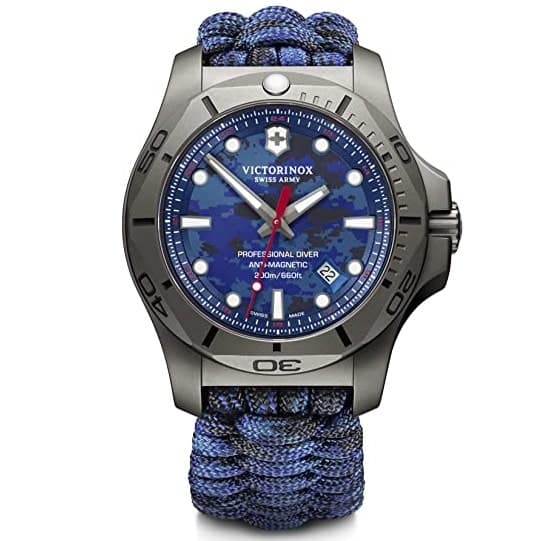 Victorinox Swiss Army Titanium I.N.O.X. 241813 reloj azul de lujo para hombre
