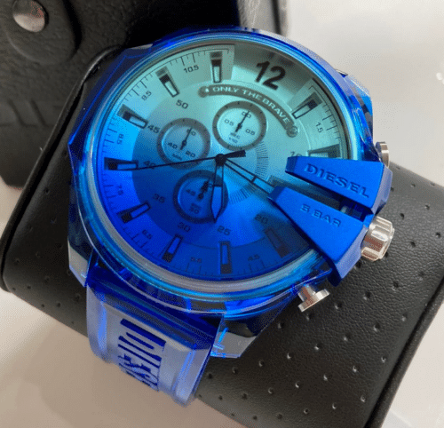 Reloj DIESEL Plateado con azul DZ4465