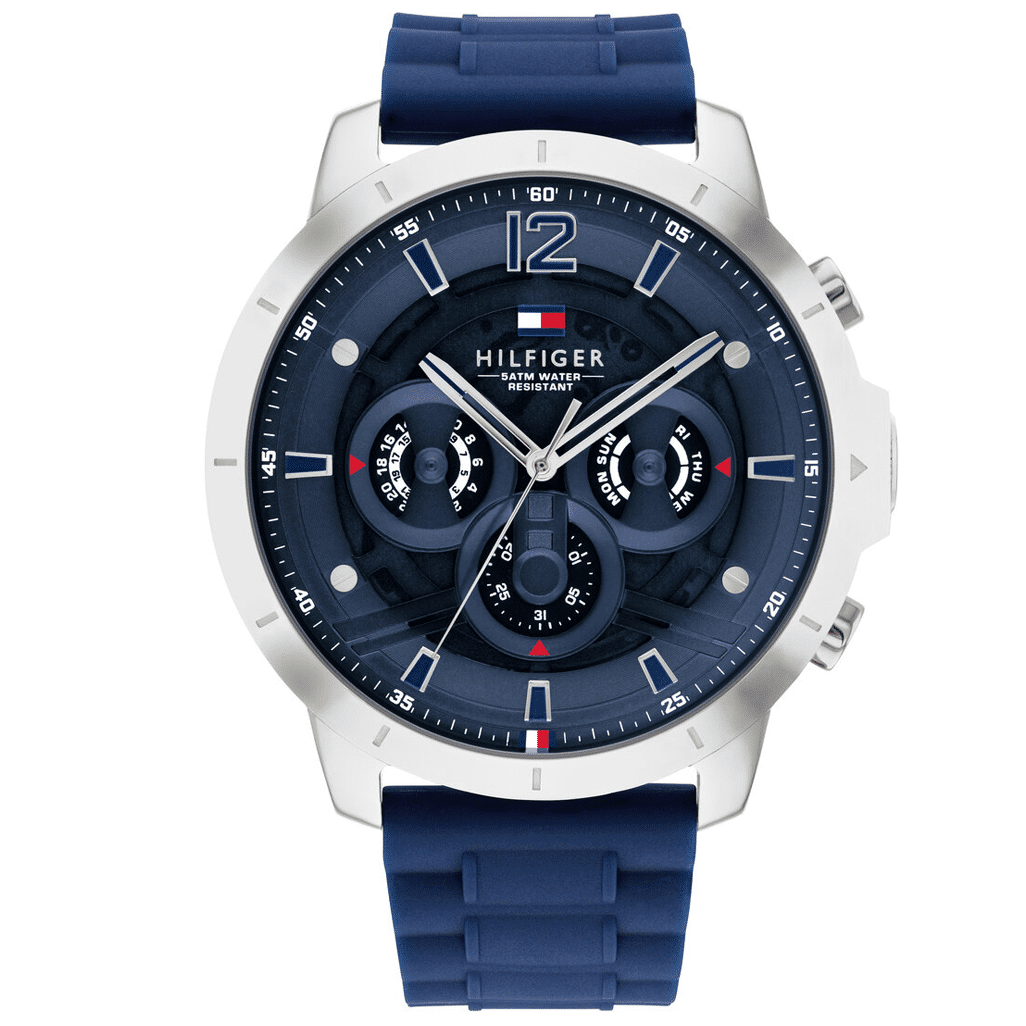 Tommy Hilfiger Luca Navy Blue reloj deportivo azul 1710489 para hombre