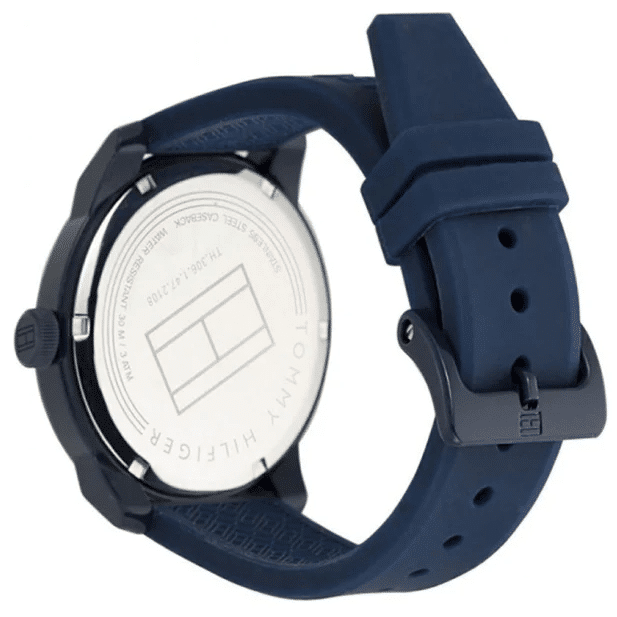 Tommy Hilfiger Flag Sport Navy Blue 1791322 reloj deportivo de poliuretano  azul para hombre - TIME El Salvador