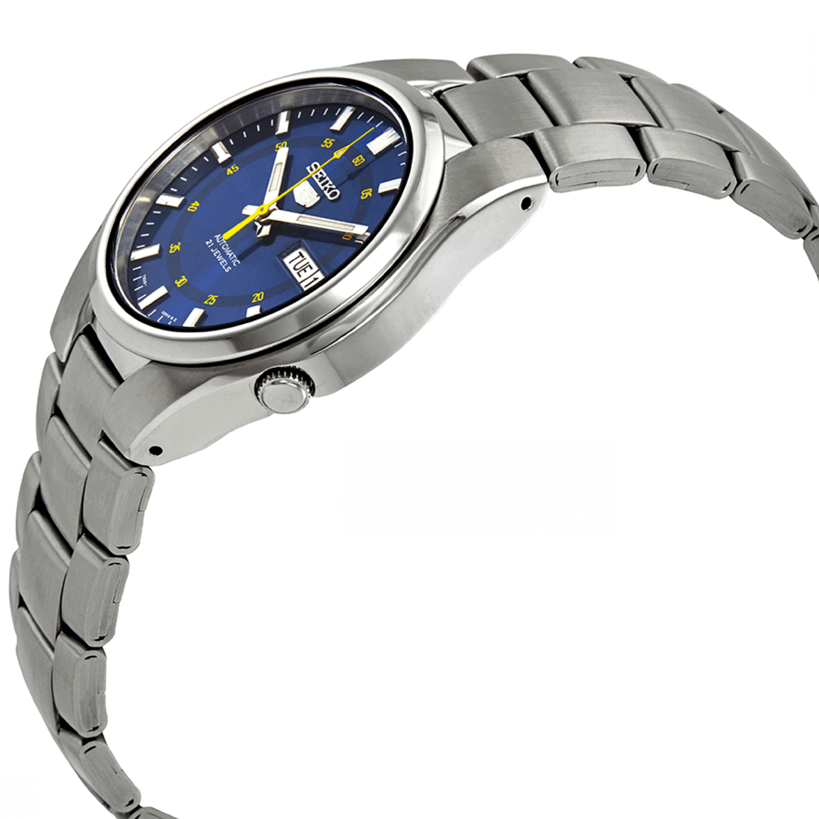 Seiko 5 SNXS77 Automatic 21 Jewels Blue reloj azul para caballero - TIME El  Salvador