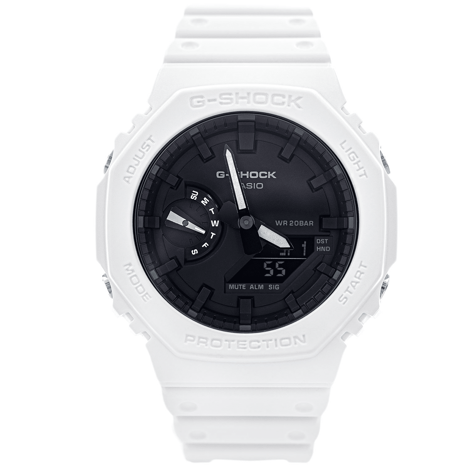 Reloj blanco Casio hombre G-Shock GA-2100