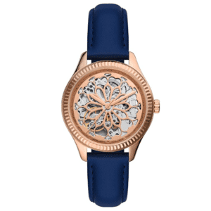 Fossil Rye Automatic Blue Leather BQ3806
